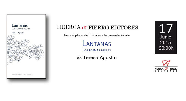 Lantanas. Los poemas azules, de Teresa Agustín, en Cálamo